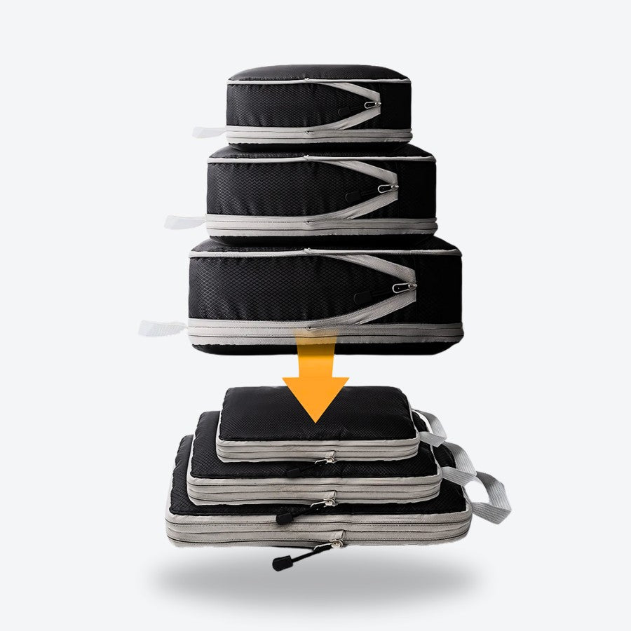 Cubos Organizadores de Viagem - 3 Unidades de Cubos para Embalagem