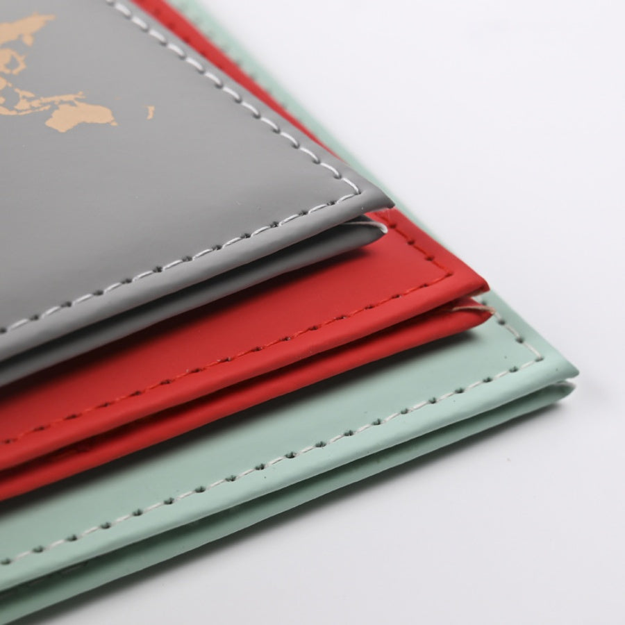 Porta-passaporte e etiqueta de bagagem - Preto