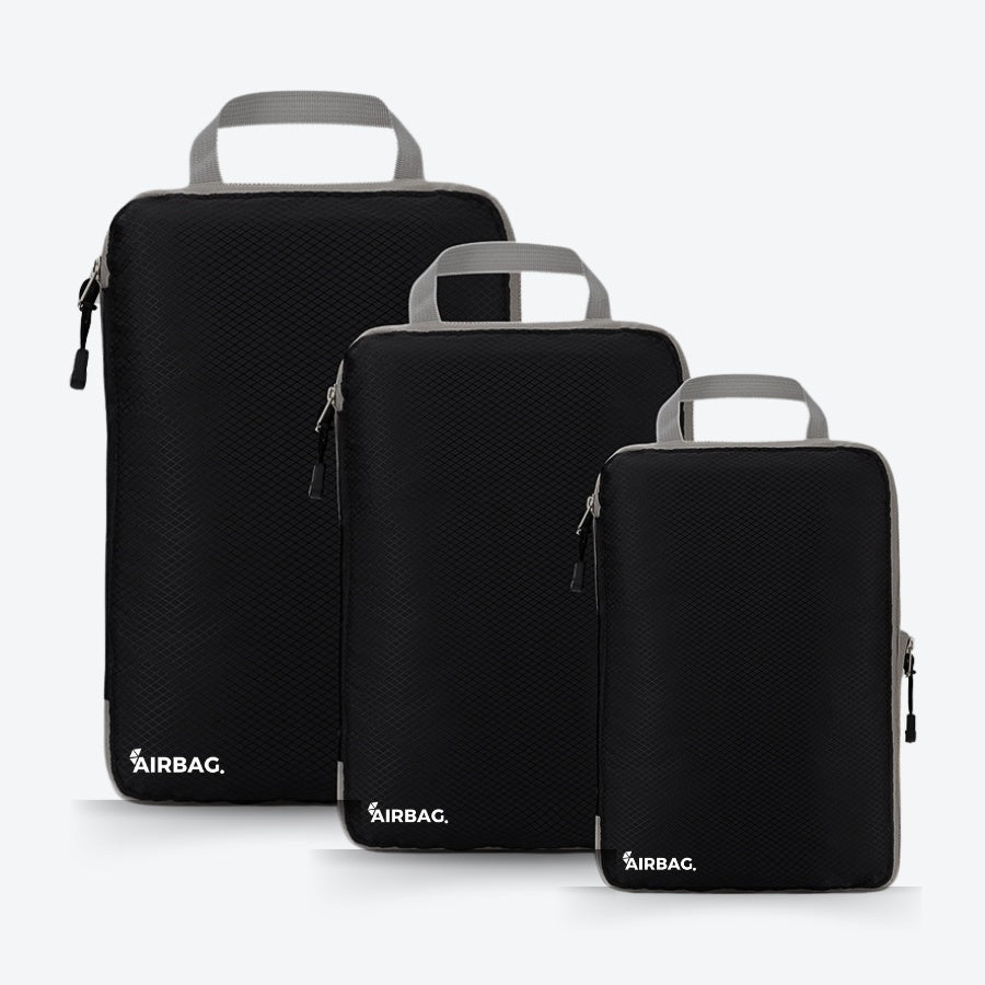 Cubos Organizadores de Viagem - 3 Unidades de Cubos para Embalagem